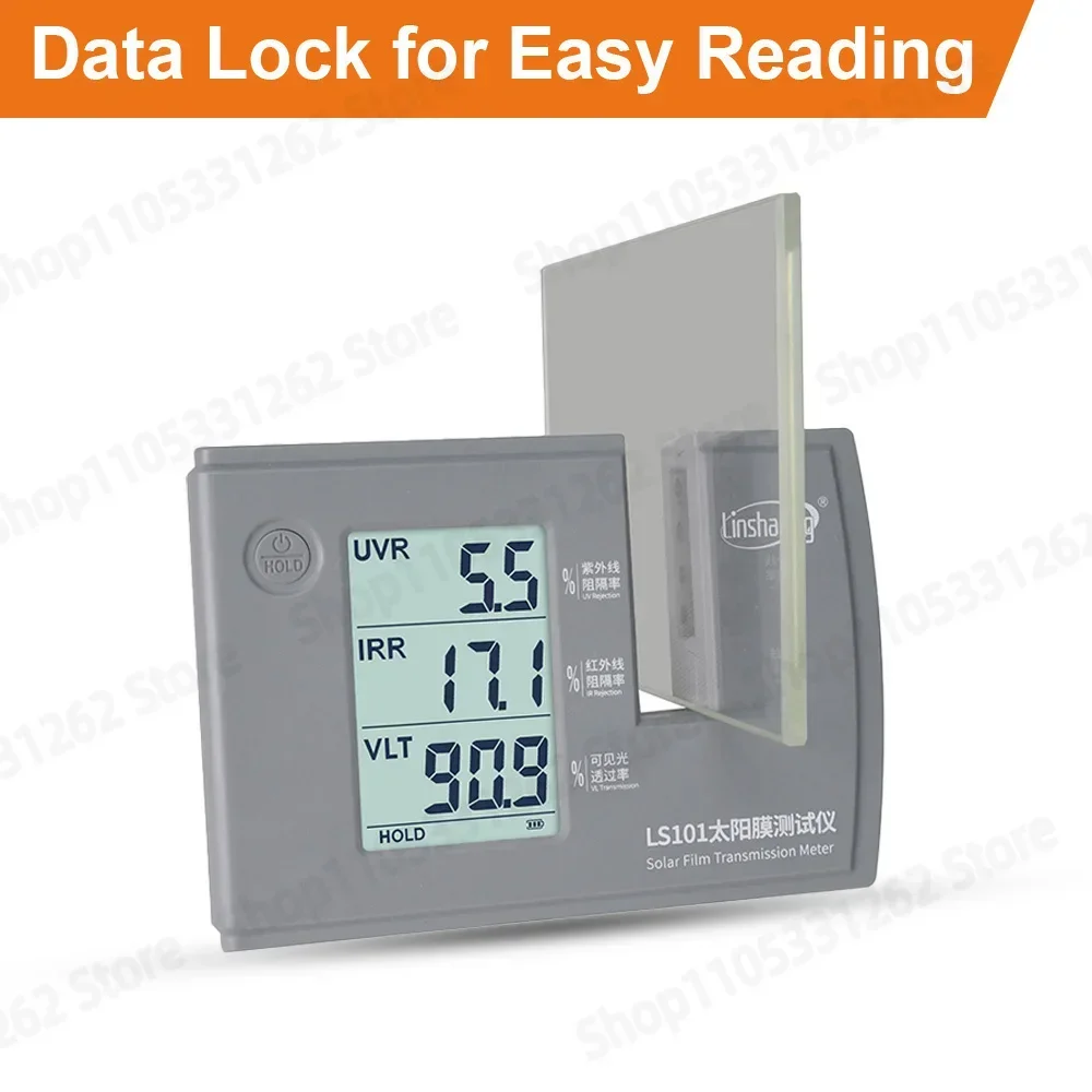Linshang LS101 Solar Film Tester 3 in 1 UV IR Rejection VLT Meter Window Tint Checker for Car Film PPF Glass Testing Tool