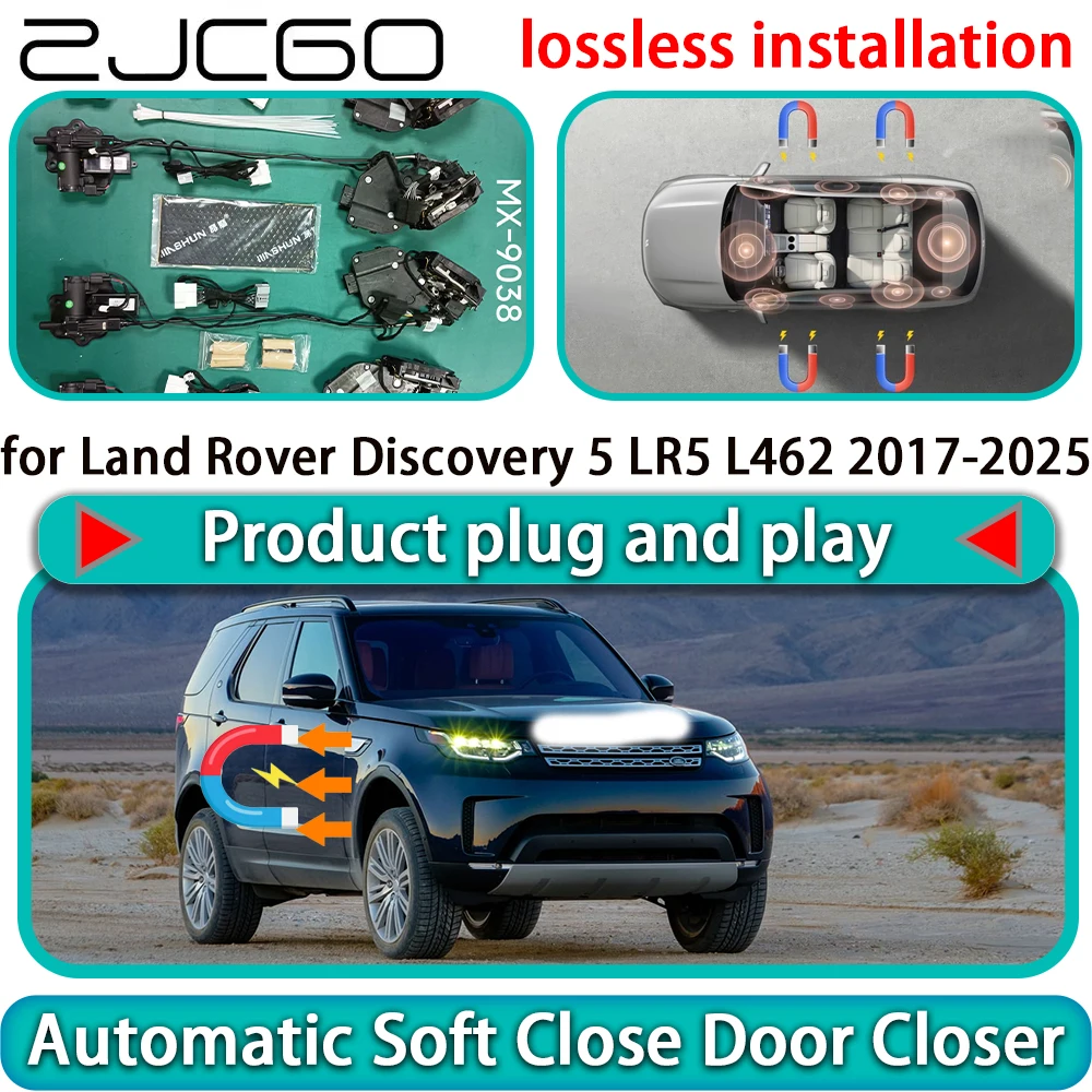 for Land Rover Discovery 5 LR5 L462 2017-2025 Auto Pull Soft Close Door Kit Power Latch Electric Door Catch Soft Closing Assist