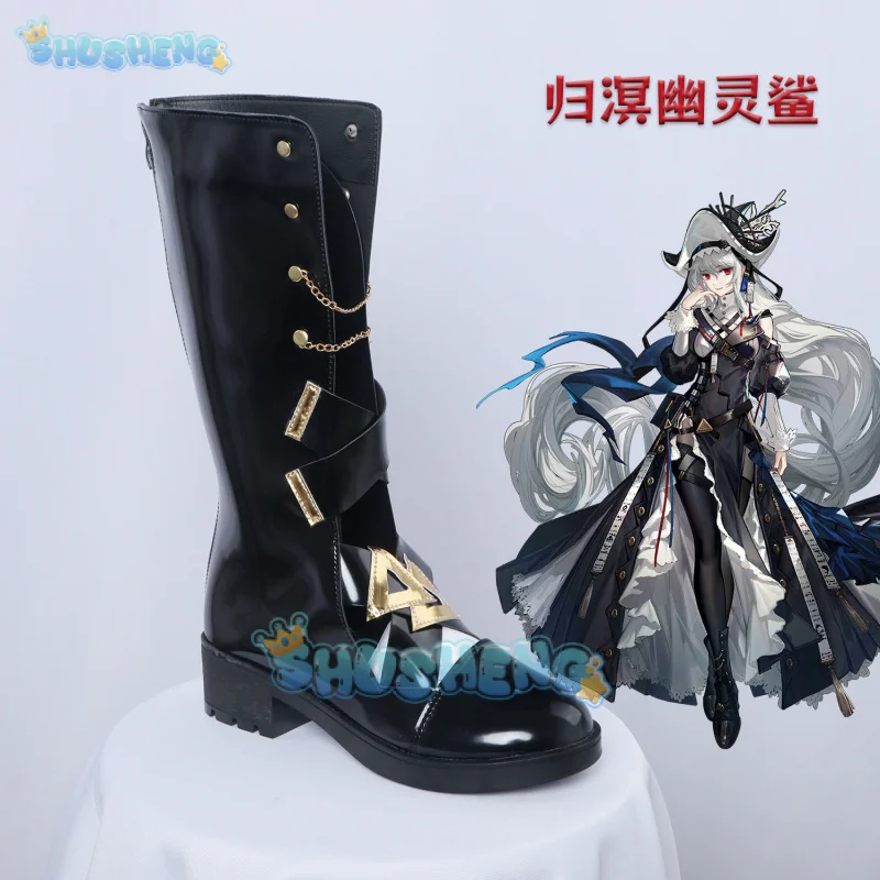 Arknights Specter the Unchained Cosplay Shoes Boots Customized Men Women Halloween Party Carnival Role Play Outfit Prop Shoes