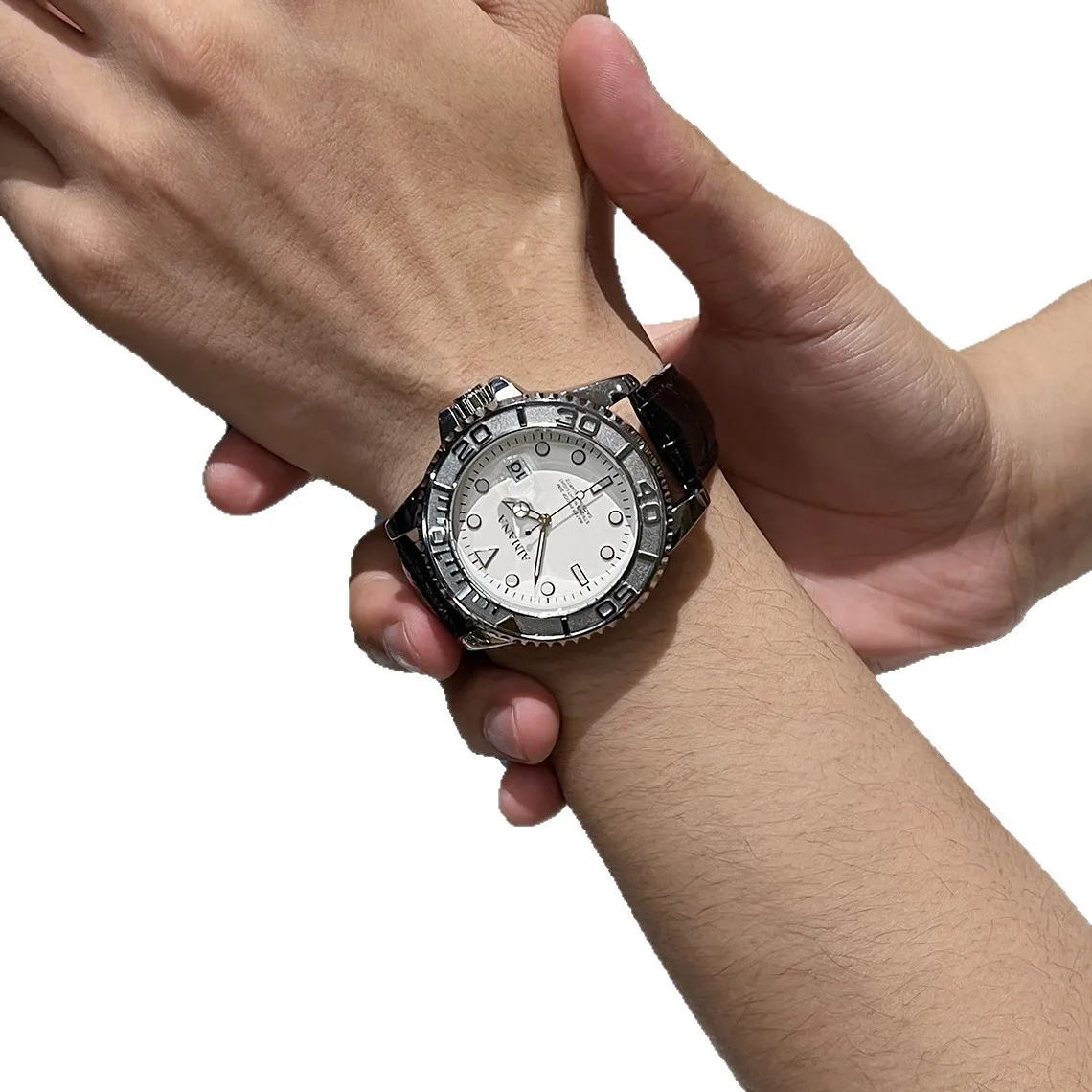 ساعة رجالية رائجة البيع لعام 2025 ساعات رياضية للرجال من أفضل العلامات التجارية الفاخرة العسكرية ساعة كوارتز من الفولاذ بالكامل للرجال Relogio Masculino #5