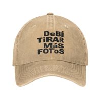 DTMF Bear Cartoon Debi Tirar Mas Fotos Baseball Cap Vintage Denim Bad Bunny Sun Cap Men Women Outdoor Workouts Gift Hats Cap