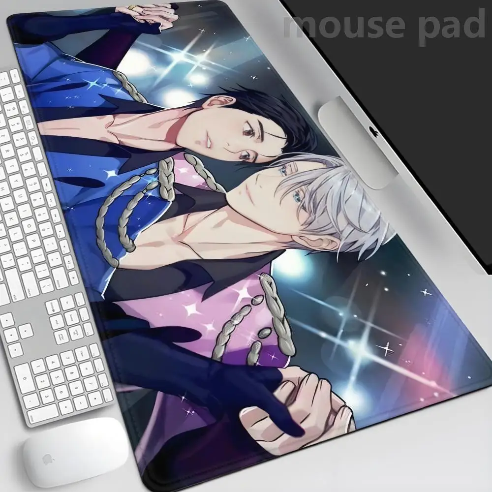 

Anime Y-Yuri On Ice Mousepad Large Gaming Mouse Pad LockEdge Thickened Computer Keyboard Table Desk Mat
