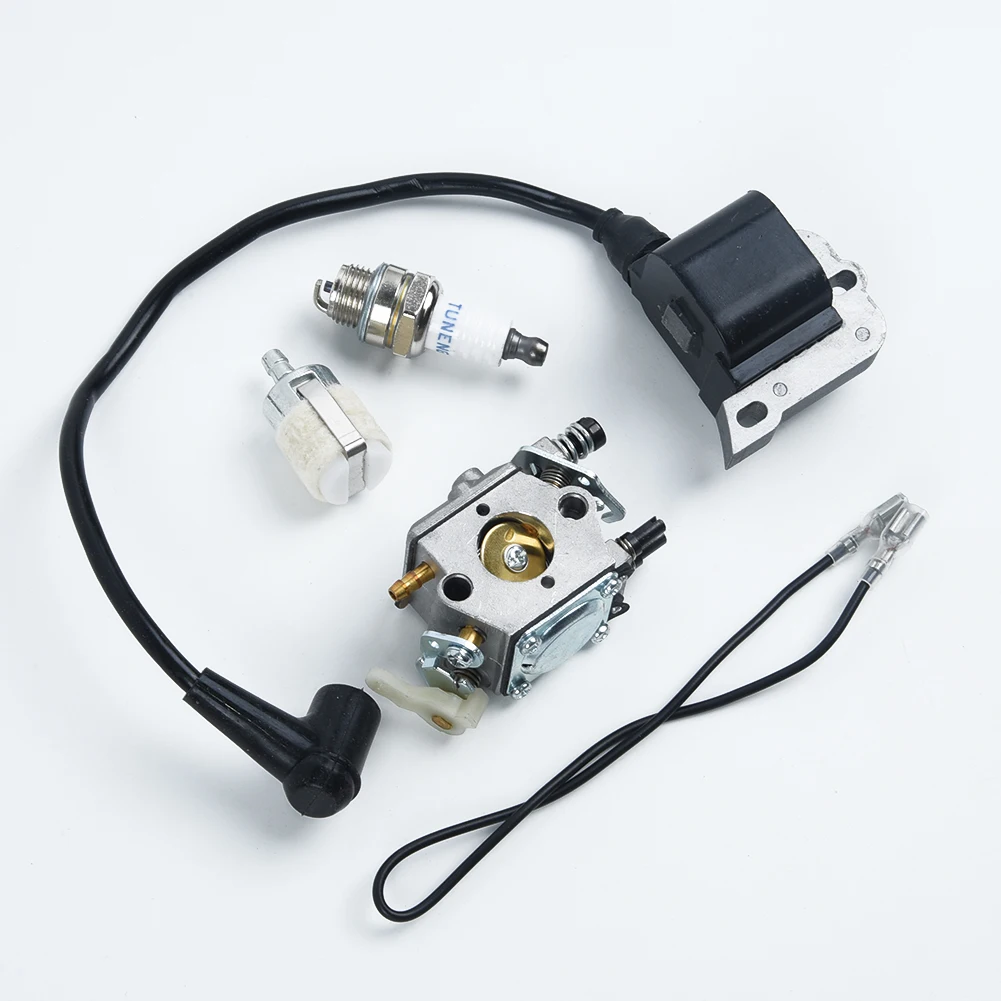 Carburetor Kit for Rancher Chainsaw 50 51 55 Featuring For Ignition Coil and Fuel Filter Replacement 503281504