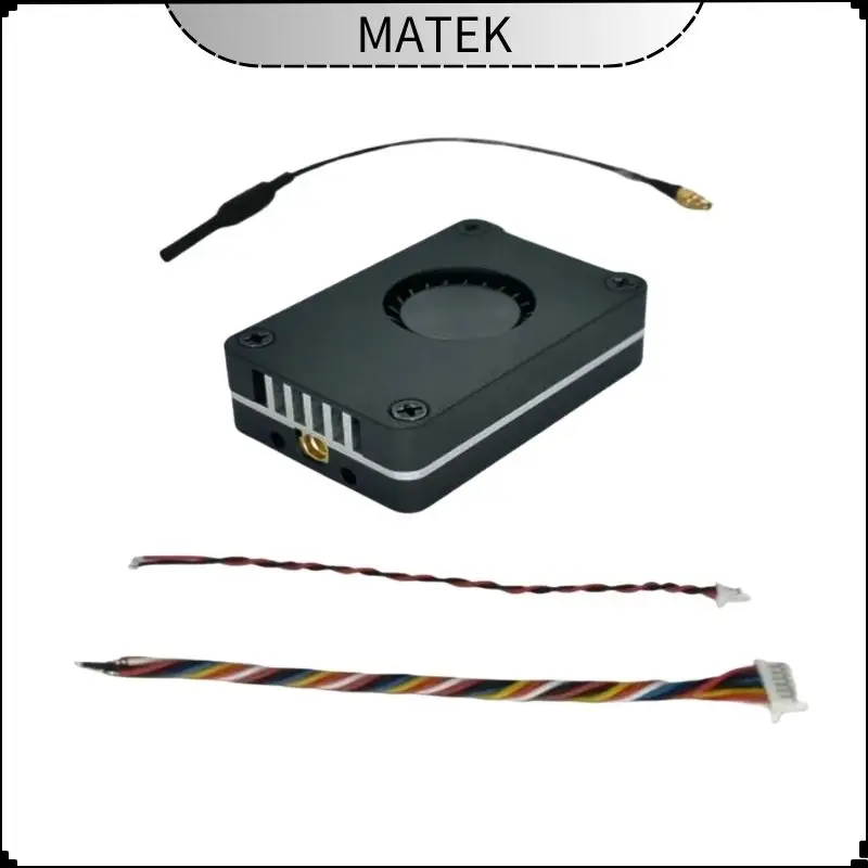 

VTX-F2 5.8GHz 2.5W High Power 48CH VTX Video Transmitter With CNC Shell Micro Turbo Fan 7-36V For RC FPV Long Range Drones