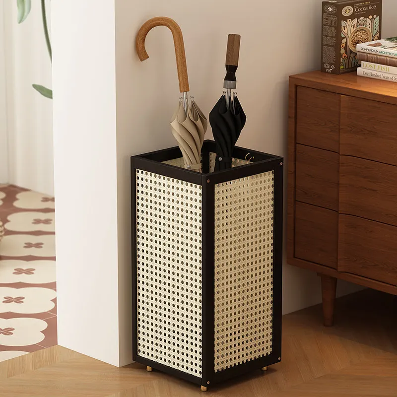 Multi-functional Umbrella Rack Bucket Storage Rack Commercial Entry Door Storage In The Hotel Lobby Large-capacity Umbrella Rack