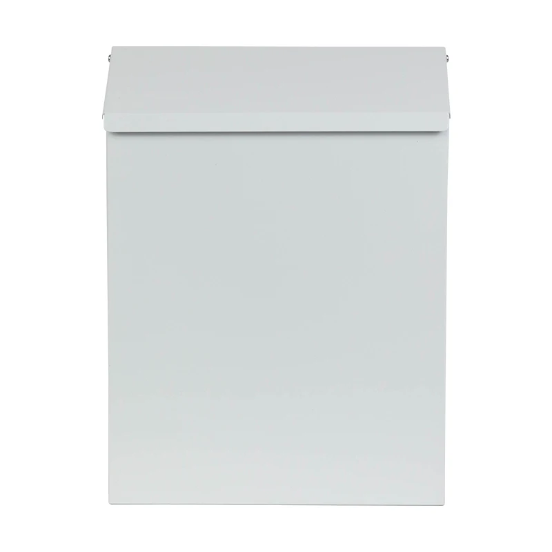 Modern Wall Mounted Letterboxes, Galvanised Steel Lockable Weatherproof Post Box Parcel Drop Box Suggestion Box for House Office