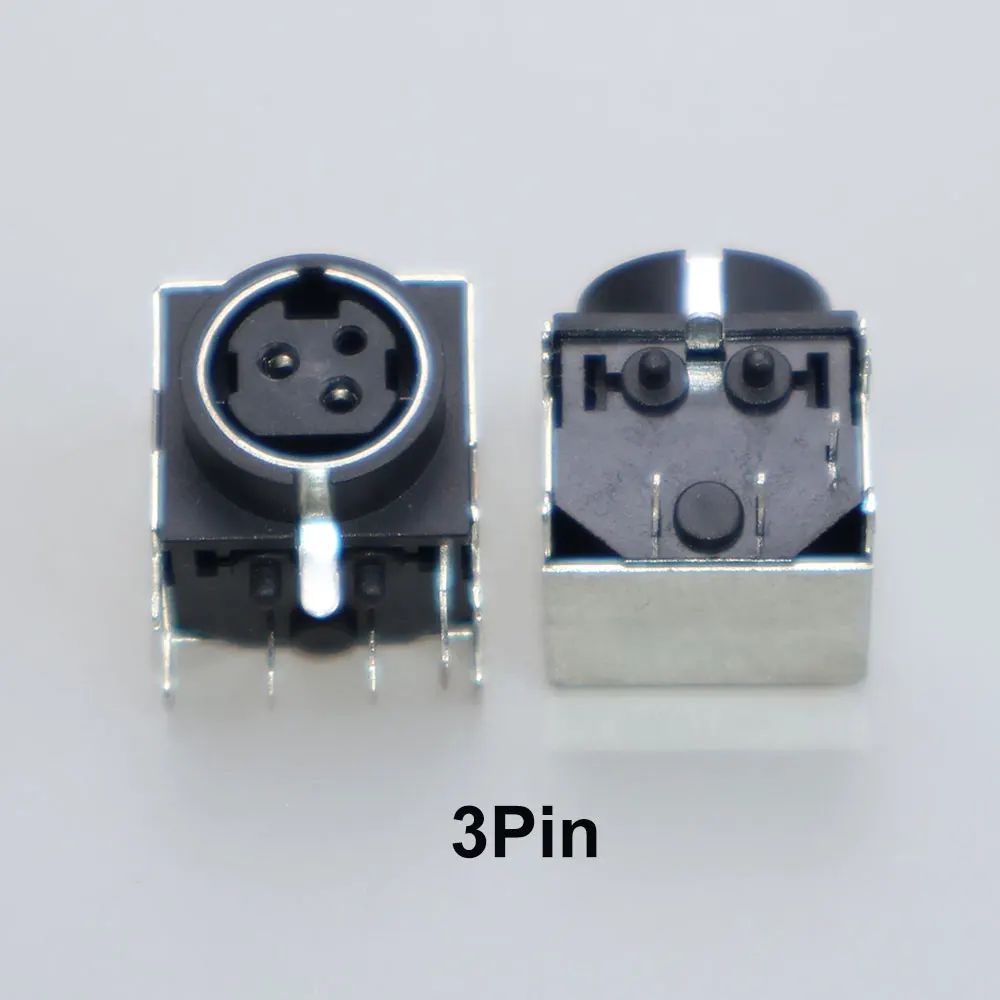 10 stks Terminal Audio Video Din Vrouwelijke Socket Connector S-video PCB Mount 3/4/5/6/8/9Pin Zilver Tone PS2 Circulaire DIN Micro Jack