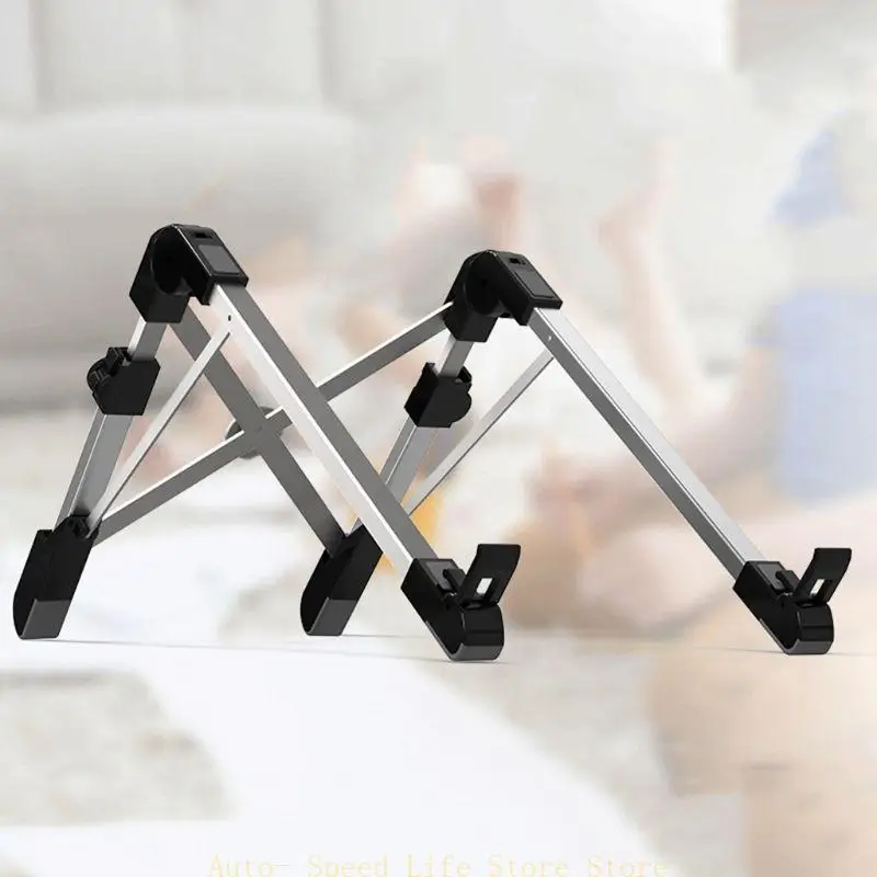 

02DA Laptop tand Adjutable Portable Aluminum Folding Notebook Computer Univeral Bracket for 10-15.6" Laptop Tablet