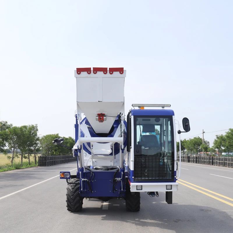 Hot-Selling Fully Automatic Self-Loading Concrete Mixer Truck High-Efficiency Factory Core Engine Pump Motor Bearing Gear
