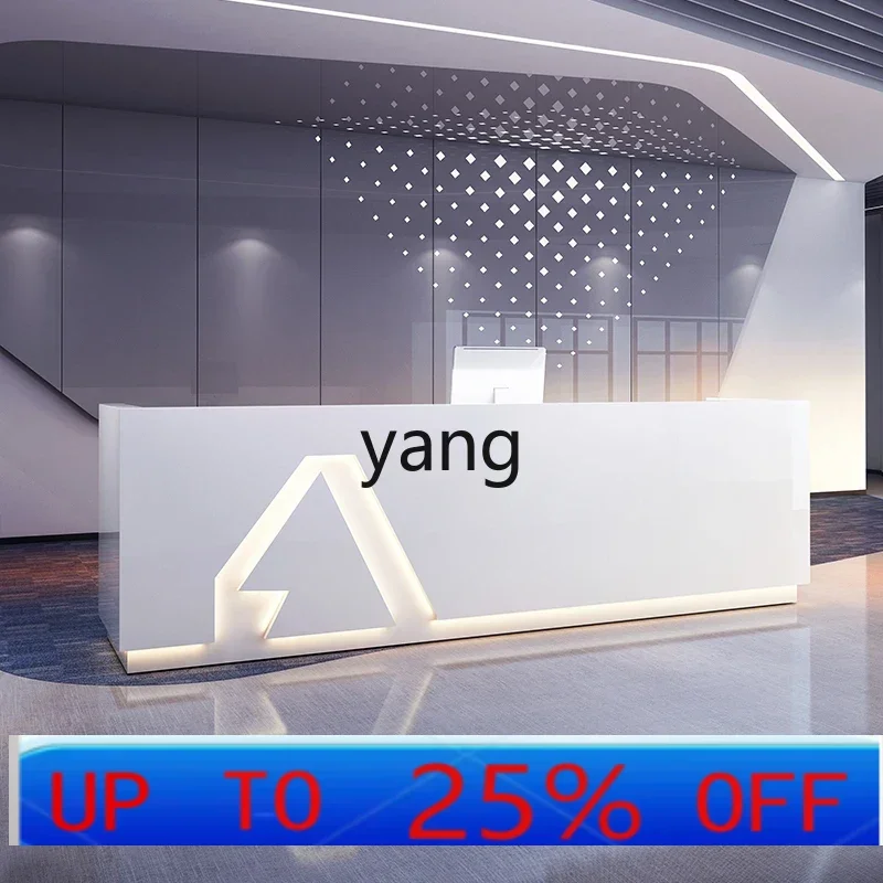 CX  small beauty salon counter simple modern commercial bar table company front desk