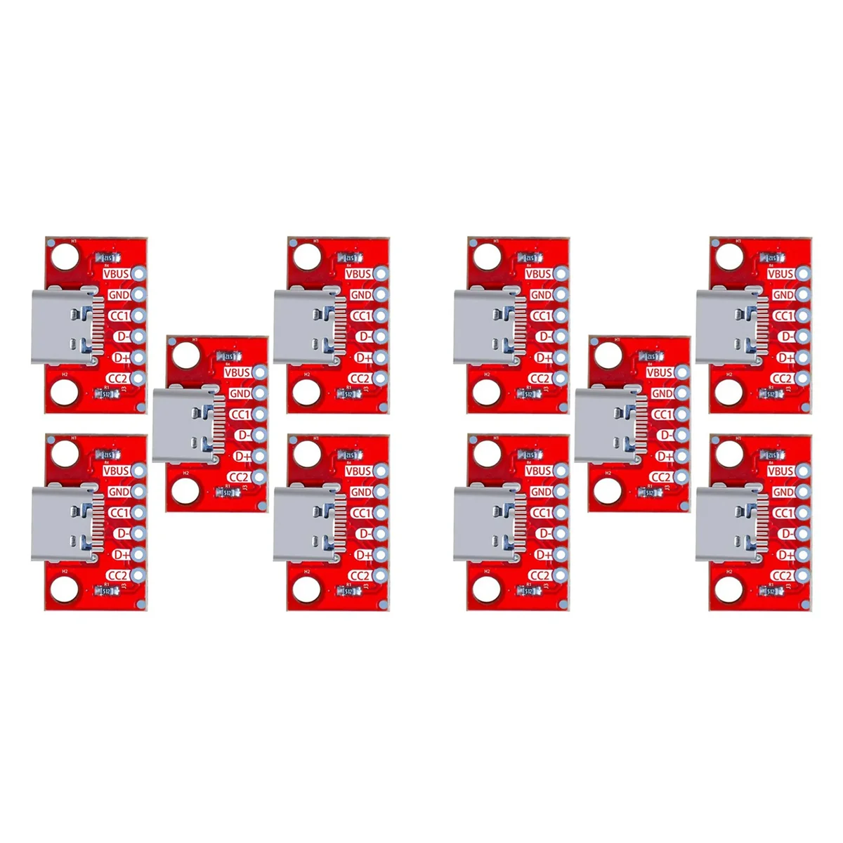 Superior-10 шт./лот USB Type-C коммутационная плата последовательного базового разъема типа PCB конвертерная плата