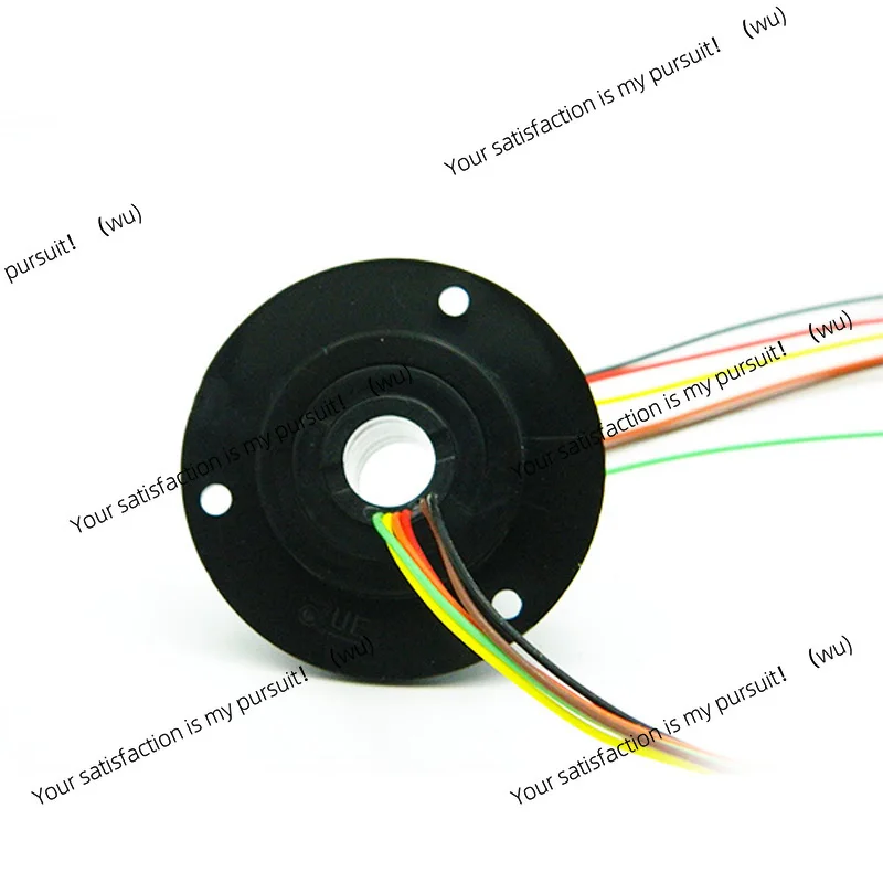 Mini Hole 10mm Hollow Slip Ring 6 Channel 2A Conductive Electric, Swivel Joint Connection 240 VOLT AC/DC ZHT010-06A