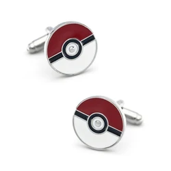 Men's Cute Cartoon Game Cuff Links Red Color Pet Elf Design Quality Brass Cufflinks Wholesale & Retail