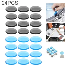 Tapis muet de batterie en silicone transparent, silencieux de caisse claire jazz, 3 couleurs en option, un excellent assistant pour les joueurs de batterie, 6 pièces, 12 pièces, 24 pièces