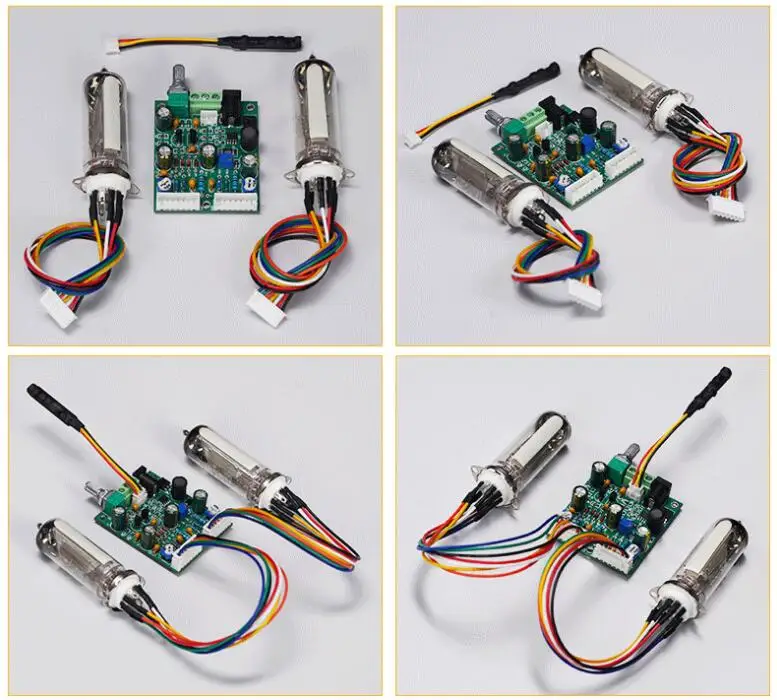 6E2 kocie oko Tube podwójny kanał muzyka rytm fluorescencyjny wskaźnik płyta sterownicza wzmacniacz radiowy modernizacja DIY tryb odbioru 12V 1A