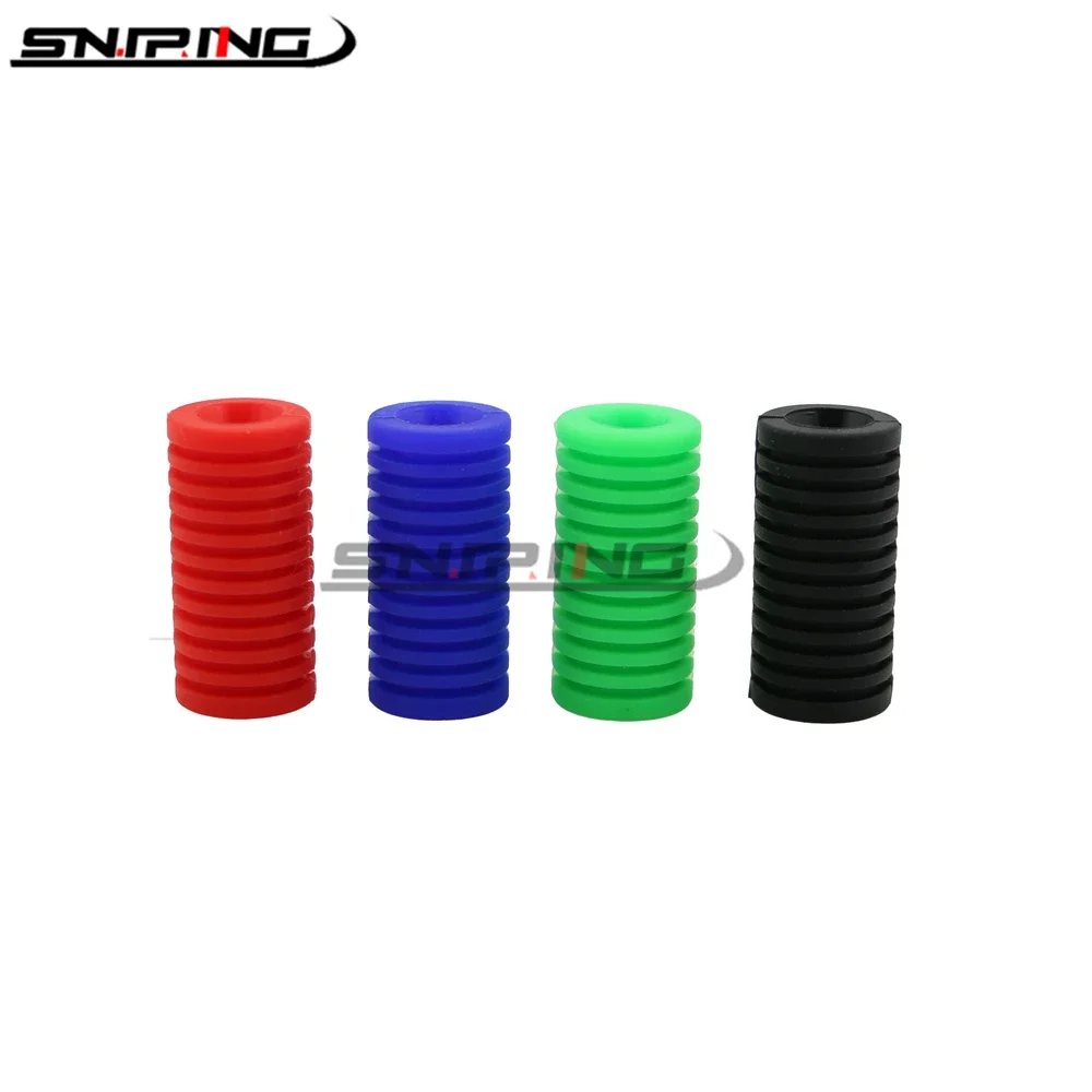 Universal Motorcycle Accessories Silica Gel Foot-Operated Left Shift Lever Foot Pad Pedal Toe Peg Cover