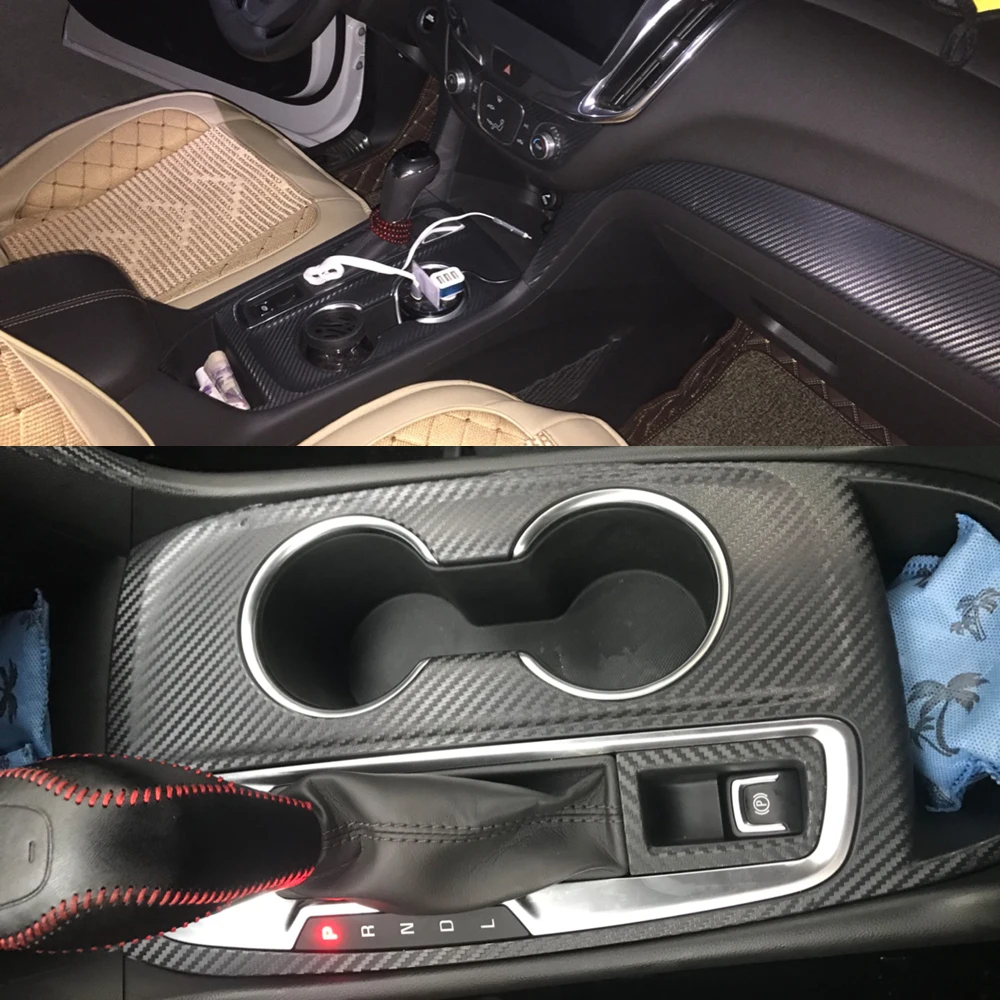 

For Chevrolet Equinox 2017-2023Car-Styling 3D/5D Carbon Fiber Car Interior Center Console Color Molding Sticker Decals Parts