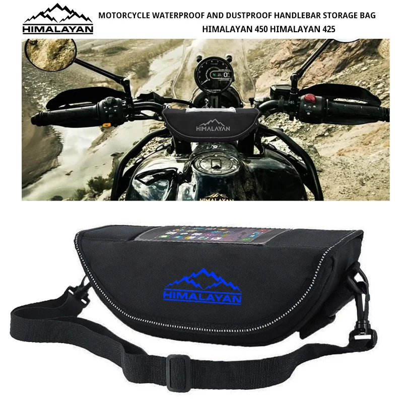 

2025 new model For Himalayan 450 himalayan425 Motorcycle accessory Waterproof And Dustproof Handlebar Storage Bag navigation bag