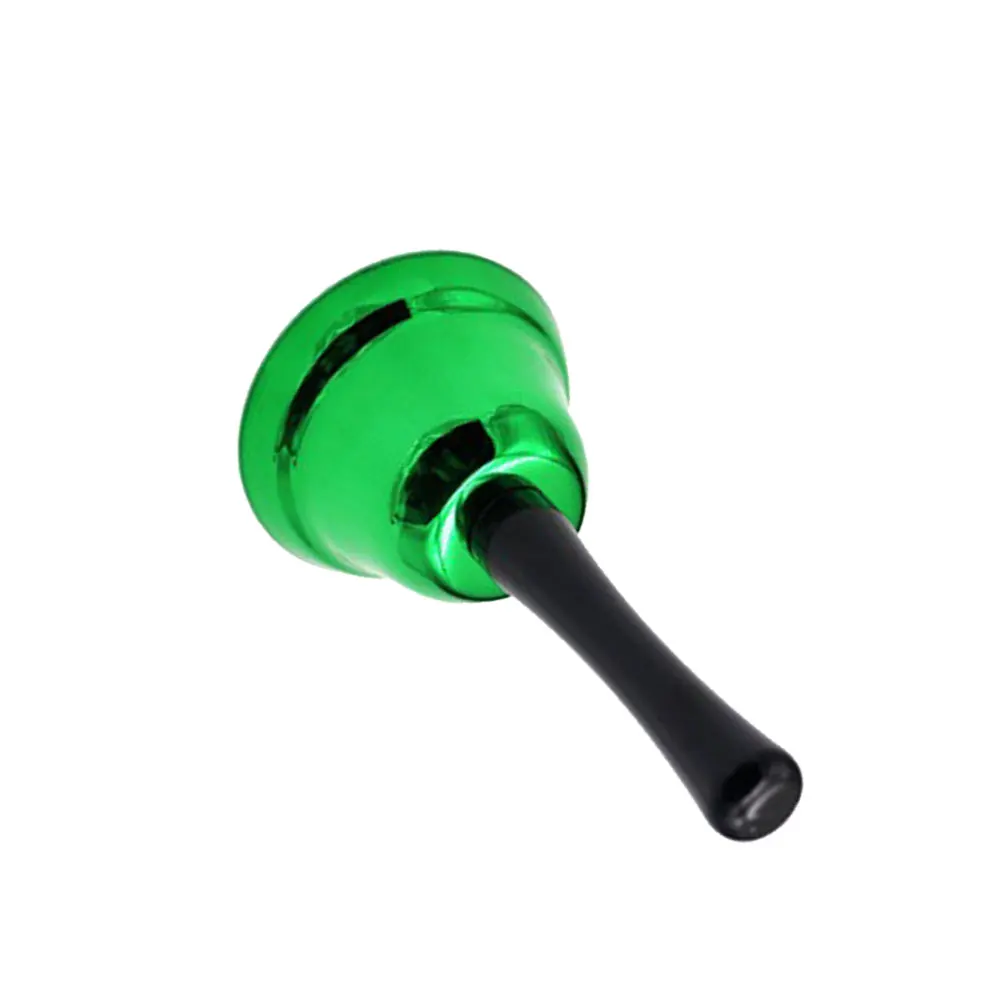

Hand Percussion Bells Ring Music Toys Metal Adult Green Handbell Baby for Babies