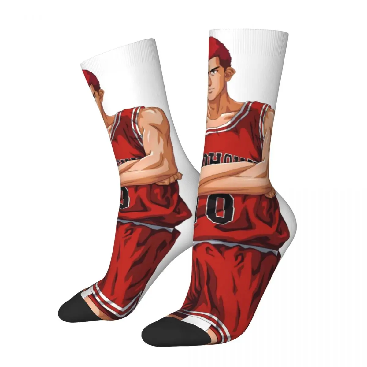 

Slamdunk Hanamichi Sakuragi мужские женские носки с круглым вырезом велосипедные новые весенне-Летние Осенние Зимние чулки подарок