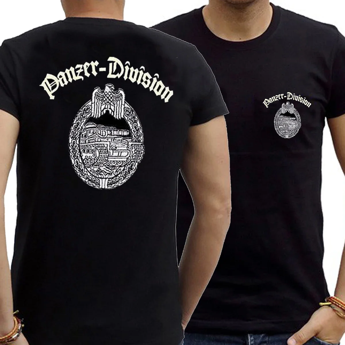 Wehrmacht Panzer Division T-Shirt New 100% Cotton Short Sleeve O-Neck T-shirt Casual Mens Top