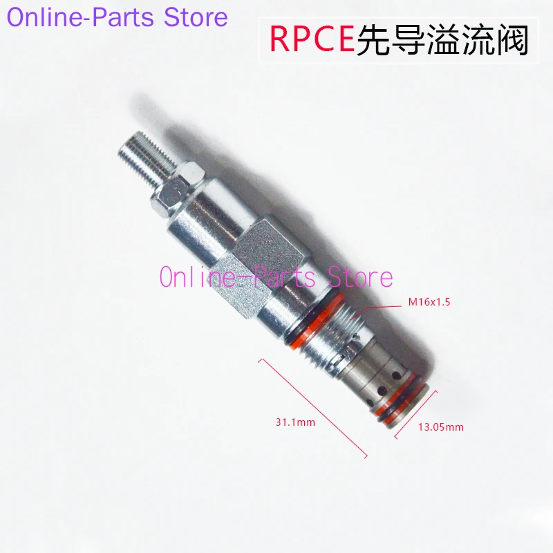 Thread Insertion SUN Type Pilot Relief Valve RPCC/RPCE