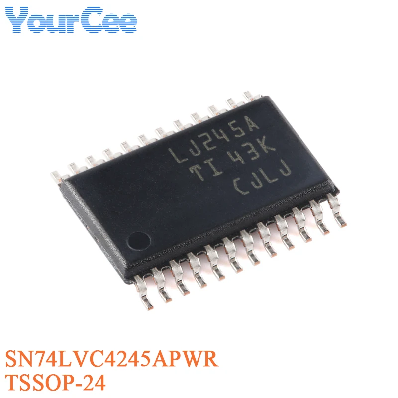 5pcs SN74LVC4245APWR TSSOP-24 SN74LVC4245 LJ245A Three-state Output Eight-way Bus Transceiver 3.3-5V Shifter