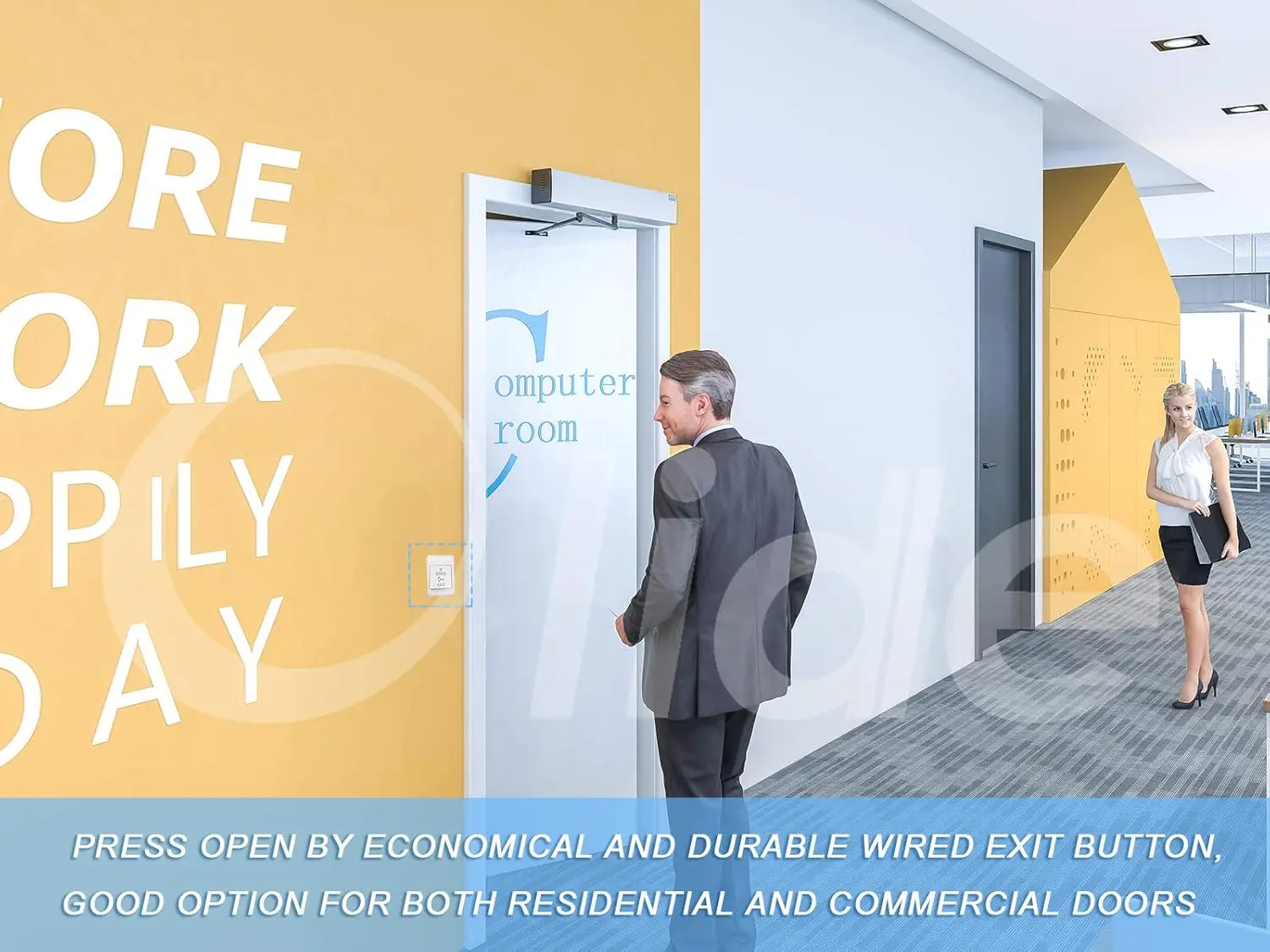 Acesso Swing Porta Operador, Handicap Porta Opener, Low Energy, 120