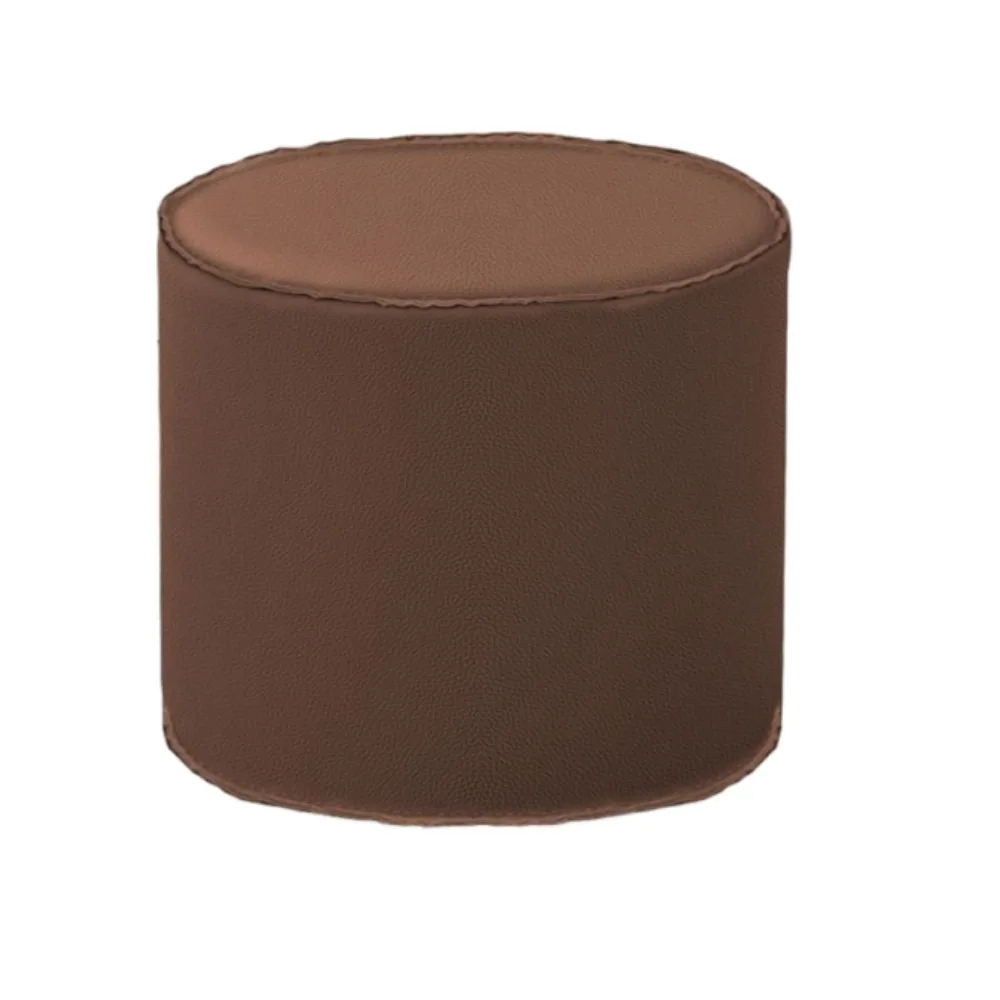

Large Capacity Storage Stool Waterproof No Fillings Cylinder Ottoman Minimalist Solid Color Unstuffed Cushion Cover Toy Storage