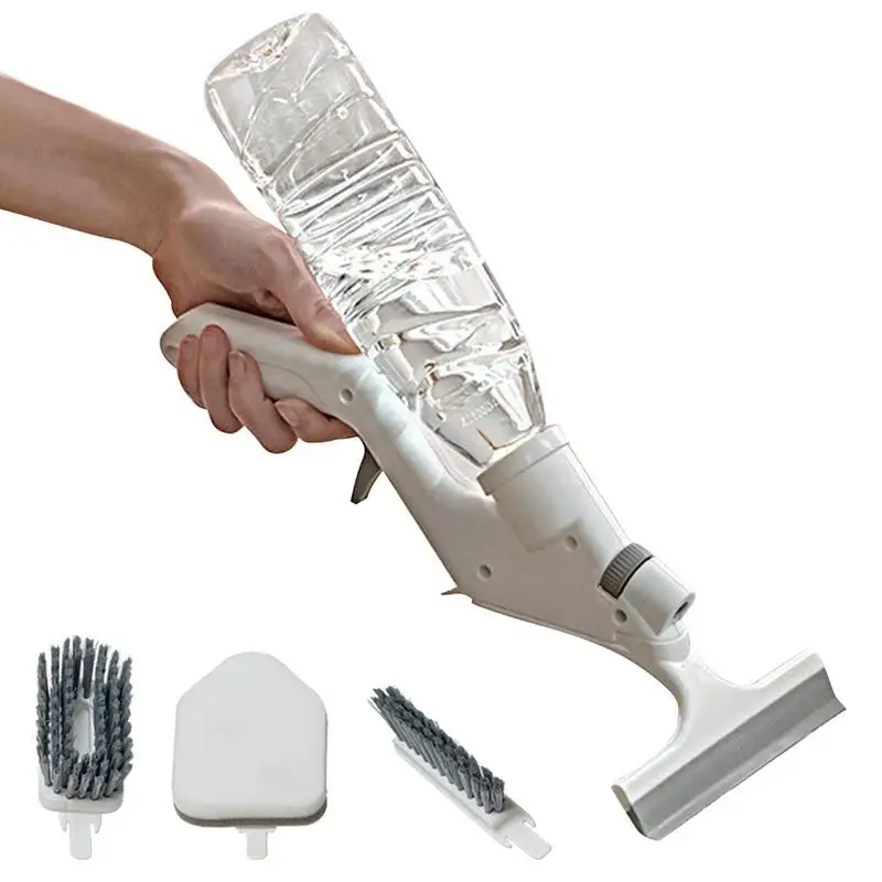 Crevice Brush Set Sponge Wipe Corner Brush With Handle Household Cleaning Supplies For Dusting Corners Floors Walls Edges