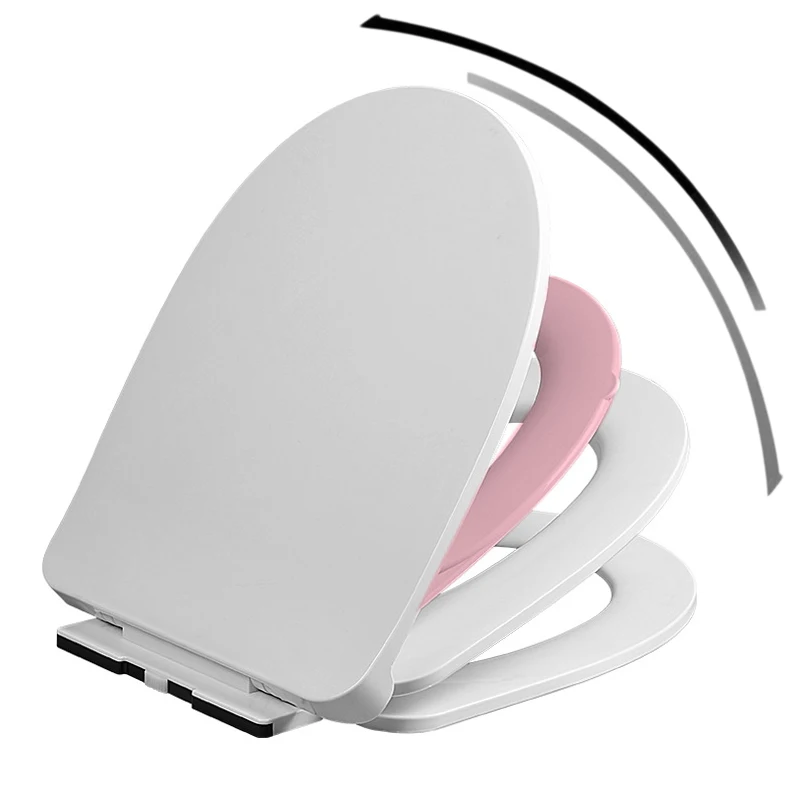 WETIPS Universal Parent Child Thick Slow Lowering Toilet Cover for Children and Adults Removable Child Seat Convenient Opening