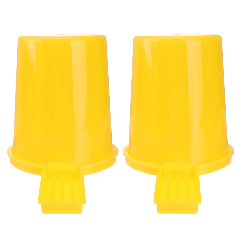 

2Pcs Bee Drinking Station Durable Plastic Hive Waterer Easy Installation Beekeeping Garden Feeder Bee Feeder for Garden