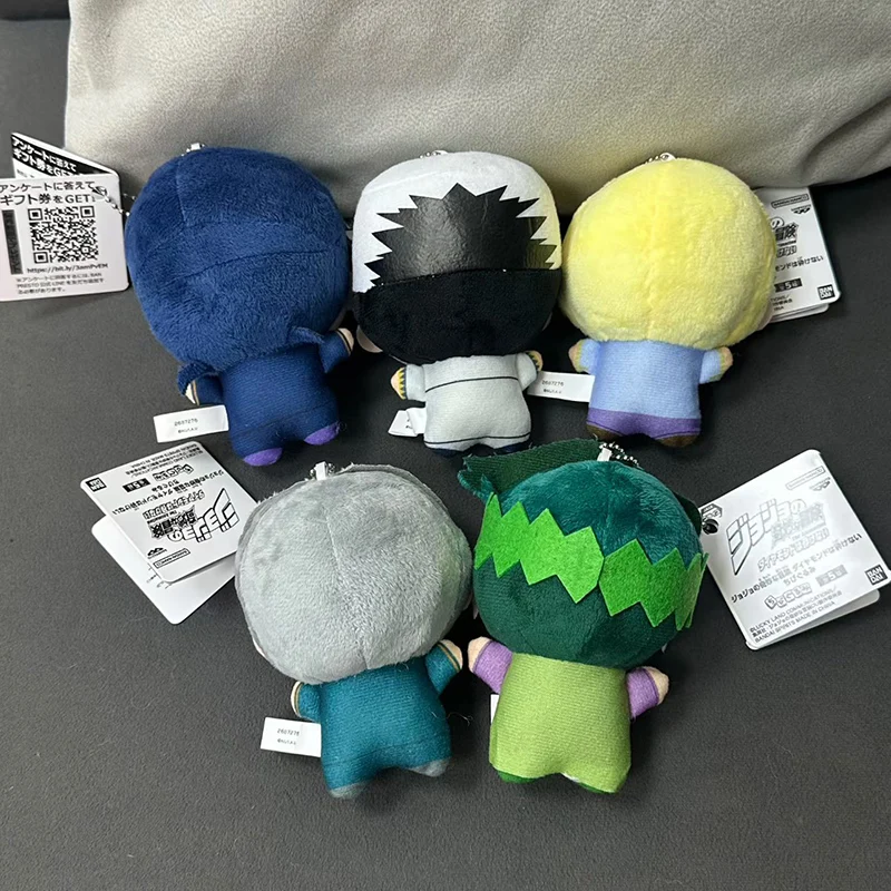 10cm Jojos Bizarre Adventure Plush Keychain Jotaro Kujo Diamond Is Unbreakable Mini Bag Charm Anime Pendant Ornament Gift