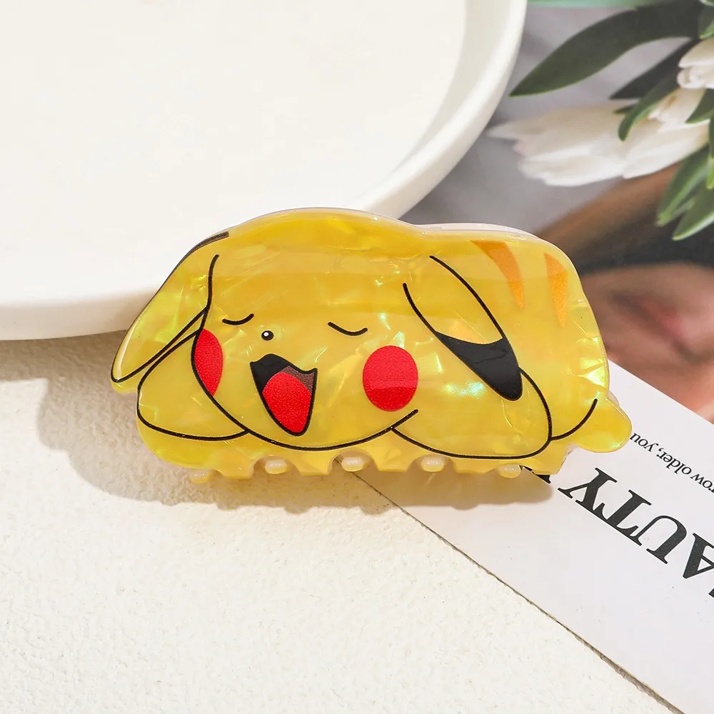 Pokemon Pikachu Series Hair Claw Clip Decorative Hair Accessories Daily Practical Cosplay Headwear view 3