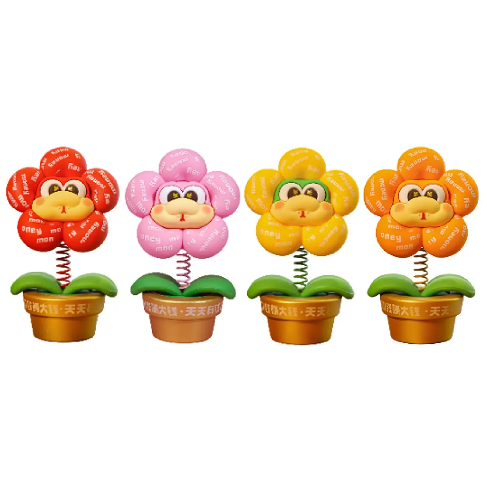 Cute Snake Year Flower Figurine Snake Potted Figurine Funny Garden Decor 2025 New Year Decoration for Home Countertop Kitchen