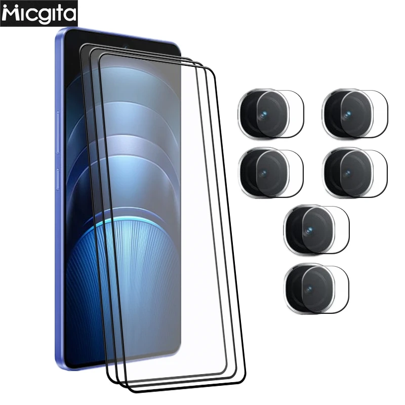 6in1 For VIVO IQOO Neo 9S Pro Plus Screen Glass Protector Shockproof Anti-Scratch Neo 9S pro+ Soft Fiber Lens film