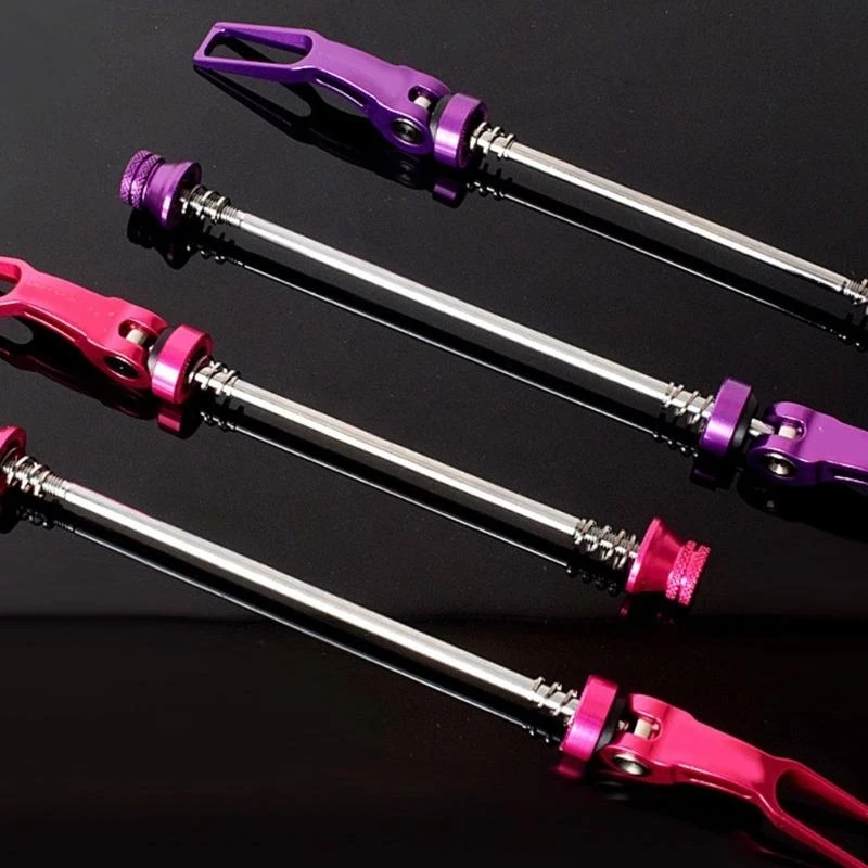 

Quickly Release Wheel Skewers Aluminum Alloys Skewers Light weight Bike Skewers