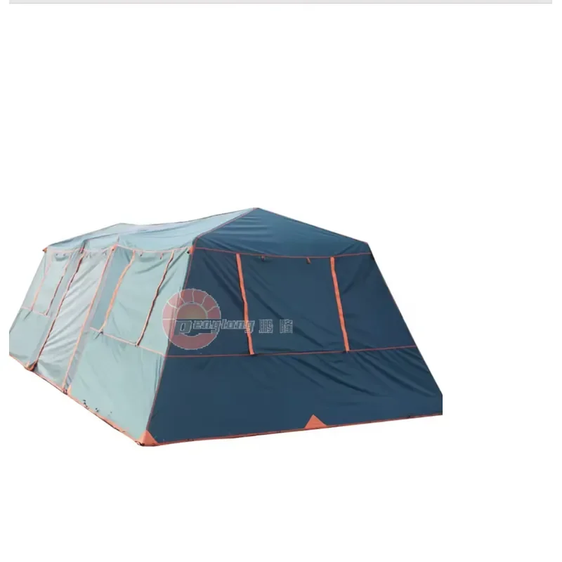 Automotive Four Bedroom and Two Living 12~18 Person Four-Season Oxford Fabric Outdoor Camping Tent