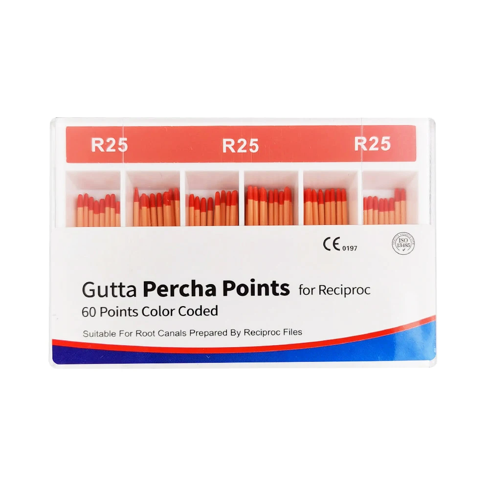 08Taper R25 Dental Reciproc Gutta Point Absorbent Paper Points 06Taper R40 05Taper R50 Reciproc Blue Files Dental Obturations