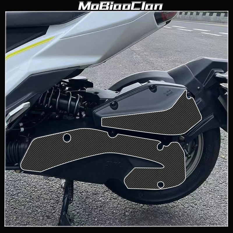 For to SYM DRG158 DRG150 6D Sticker Carbon Fiber Protection Film Oil Tank Sticker Modified Accessories