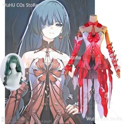 Gioco Anime Wuthering Waves Phrolova Red Spider Lily Suit Splendido abito uniforme Costume cosplay Parrucca Halloween Party Outfit Donna