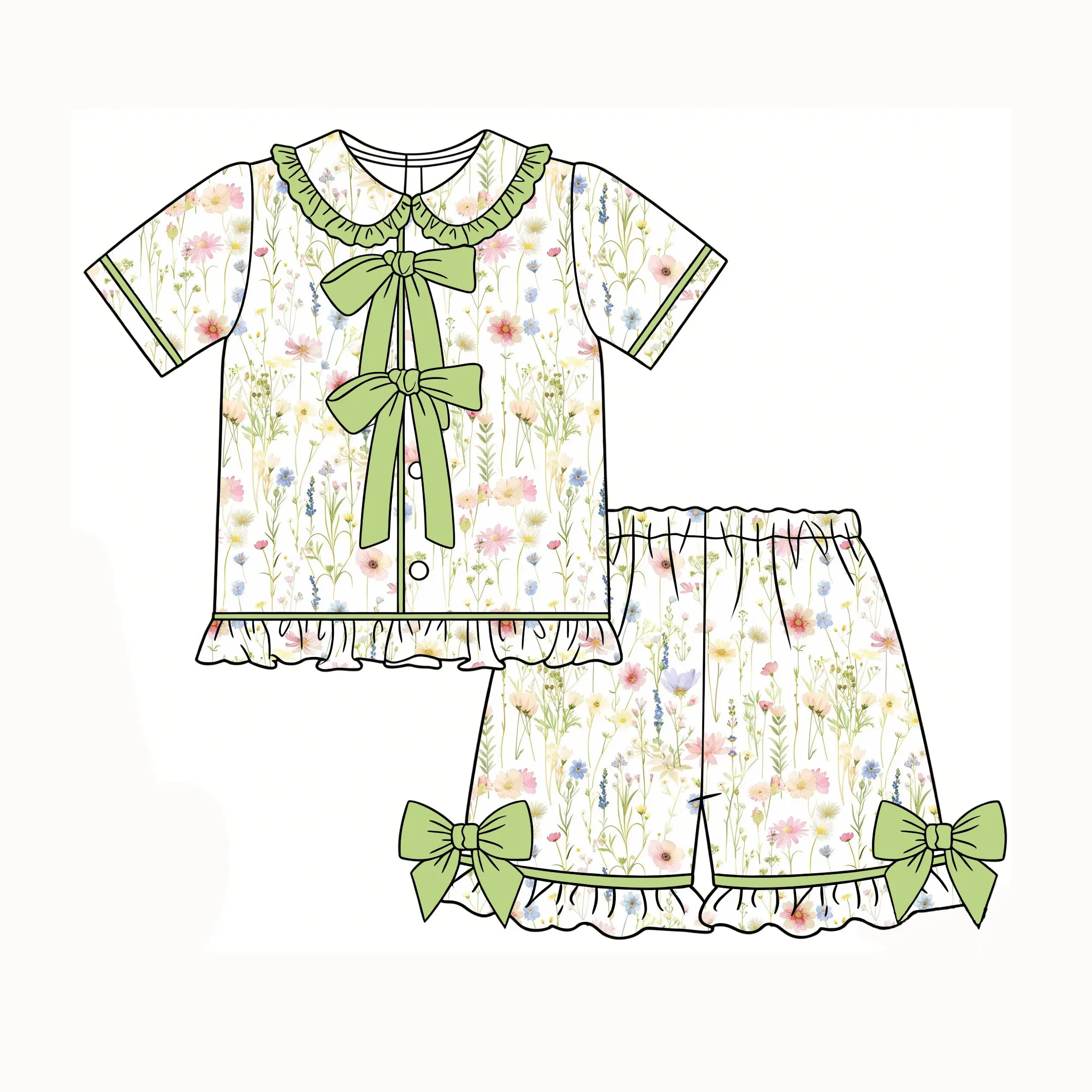 summer clothes wild duck short sleeve shorts set Toddler boy outfits newborn romper jumpsuit wholesale baby boys clothes