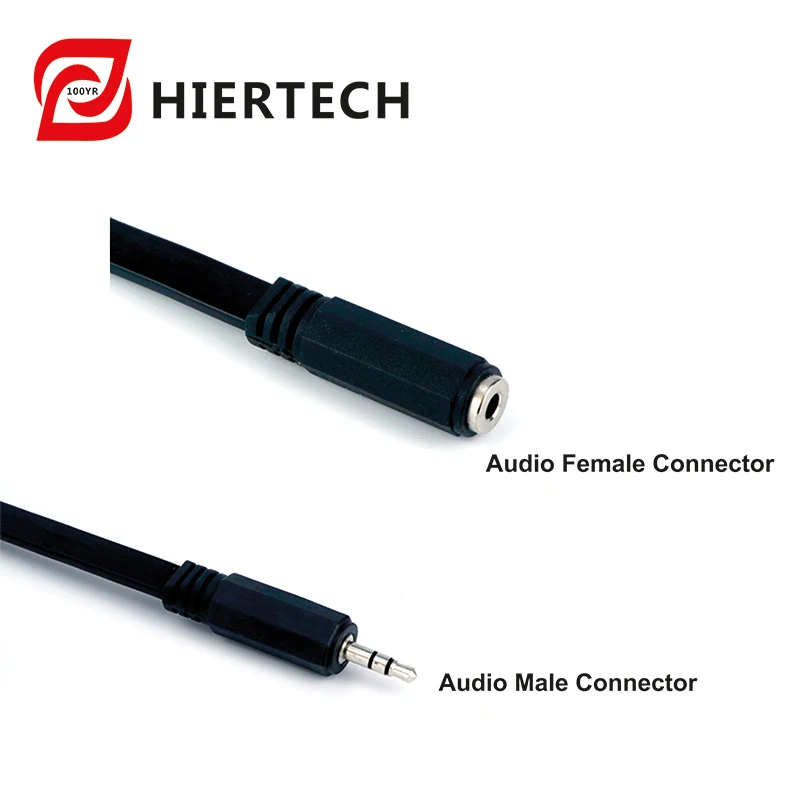 Hiertech Pc100% Raw Material Audio Cable 1.98m Automatic Retractable Cable Reel with Self-Locking Function