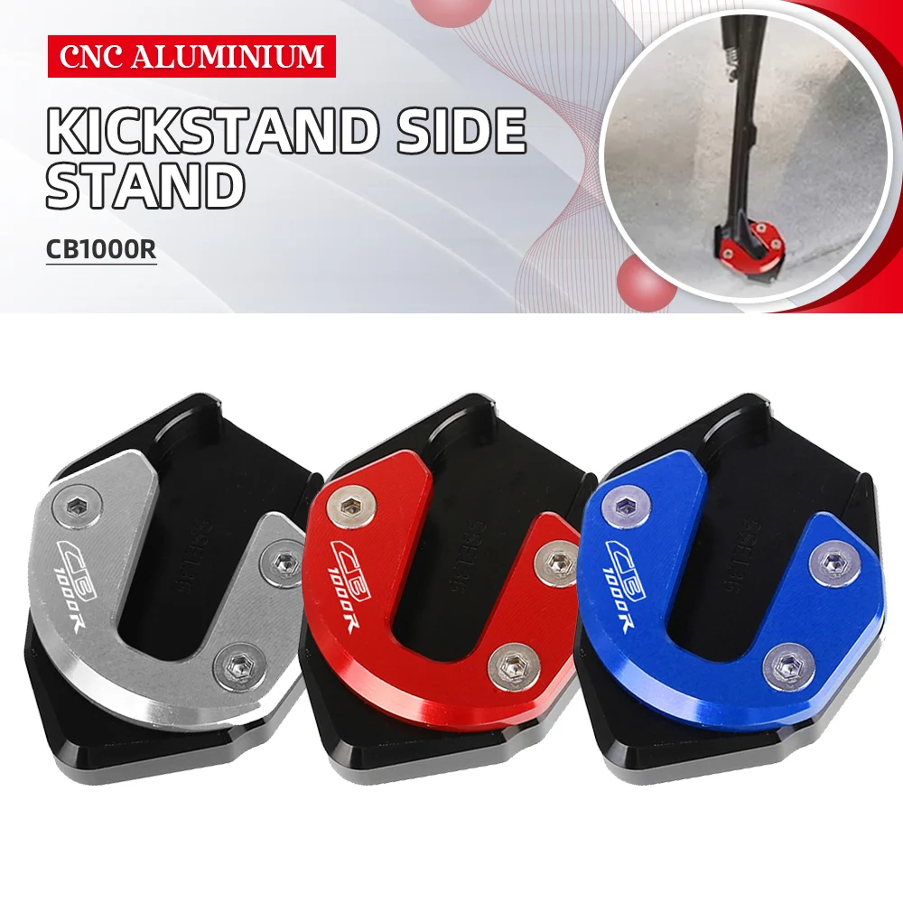 

FOR HONDA CB1000R CB 1000R CB1000 R 2018 2019 2020 2021 2022 2023 CNC Foot Side Stand Plate Kickstand Enlarger Support Extension