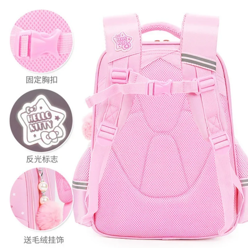 Hello Kitty Kids Rugzak Meisjes Origin Echte Kawaii Schooltassen Sanrio Rugzak Tas Kinderen Tassen Voor Meisjes Rits Tas Rugzak