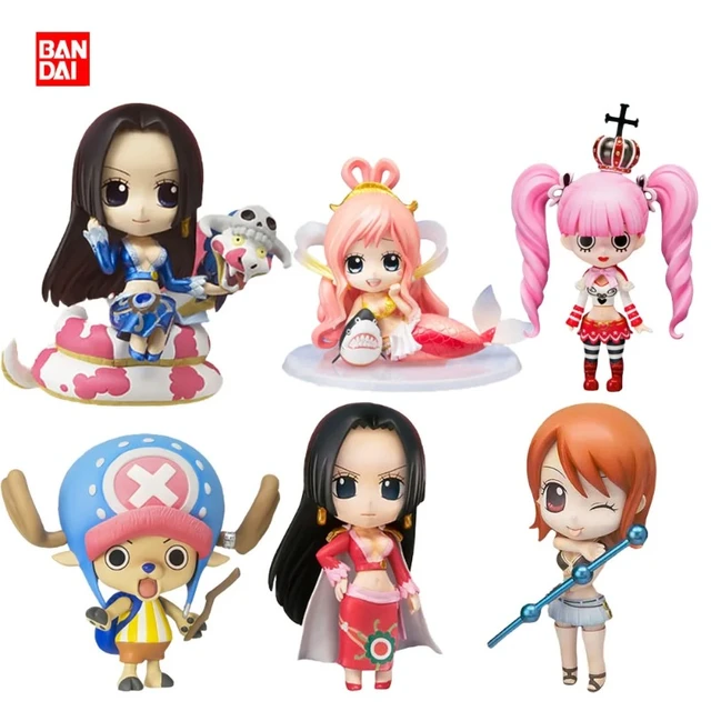 Original Genuine Bandai chibi arts Nami Boa Hancock Tony Tony Chopper  Perona Shirahoshi Version Q PVC Action Model - AliExpress