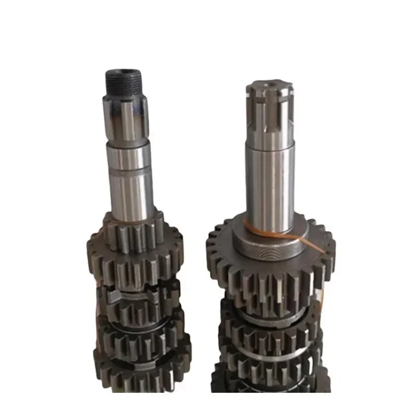 Motorcycle Main Countershaft Gearbox Shaft For YongYuan 350 YY350 YY350-6A YY350-9A 350cc Engine Sets Of Teeth YY 350
