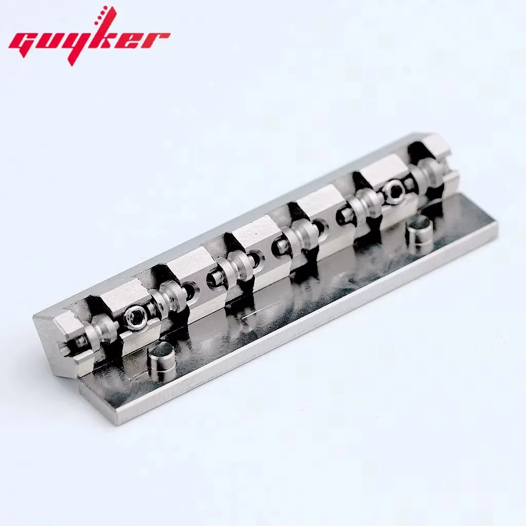 GUYKER Height Adjustable 42/43mm Titanium Alloy Ball Nut Guitar Nut For 6 String LP Guitar