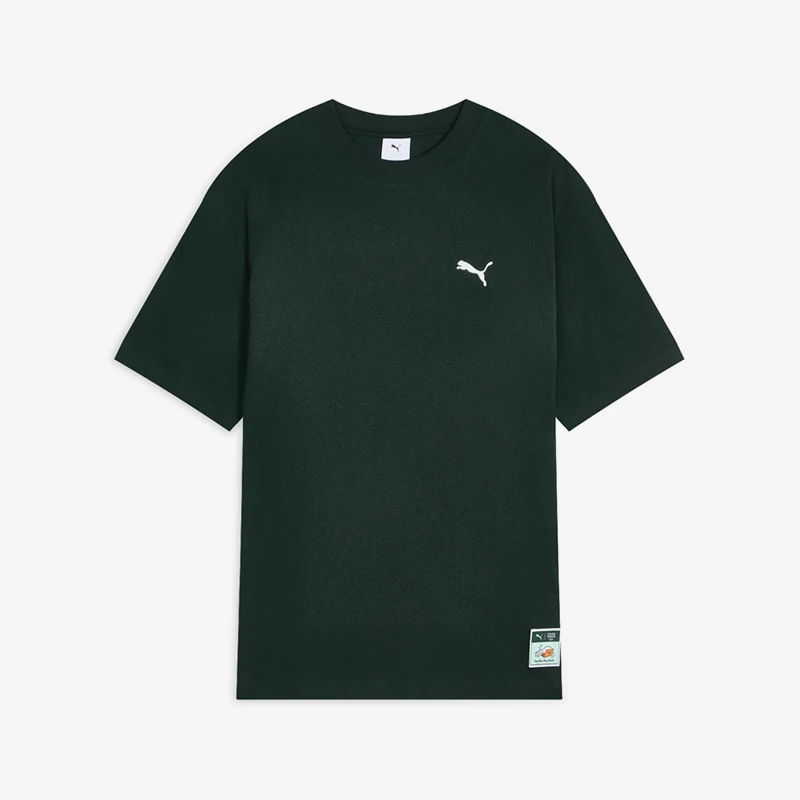 Puma Authentic Men's Round Neck Shoulder Down Shoulder Summer Lightweight Daily Breathable T-shirt 638990-70