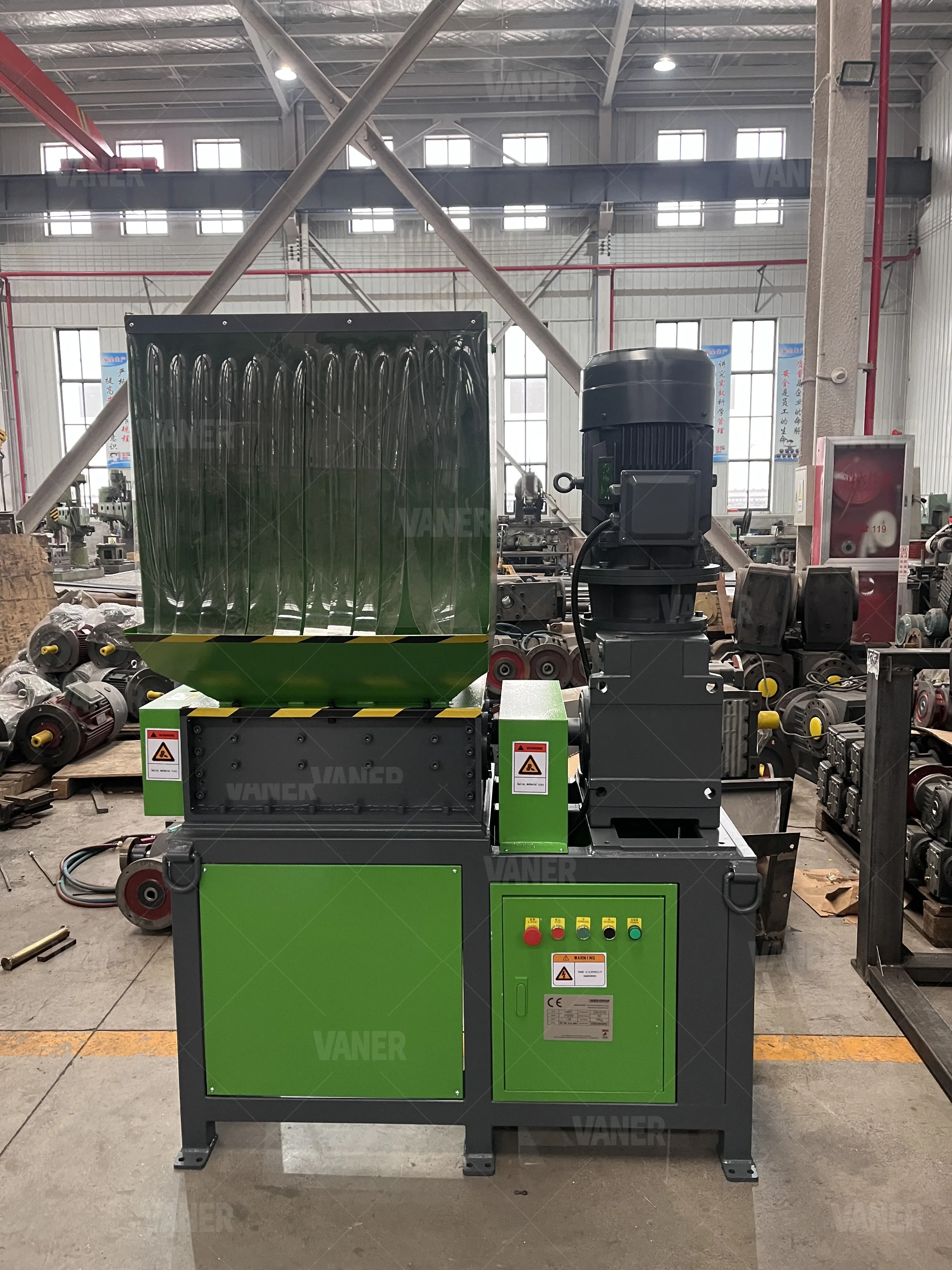 High Quality Waste Aluminum Plastic Shredder Machine